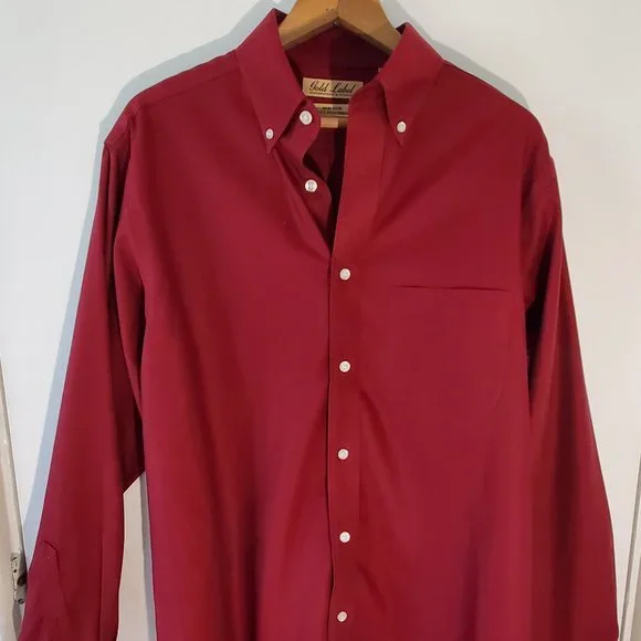 Roundtree & Yorke | Shirts | Red Roundtree Yorke Mens Christmas Dress Shirt Size M Dark Red Long Sleeve | Poshmark Roundtree & Yorke | Shirts | Red Roundtree Yorke Mens Christmas Dress Shirt Size M Dark Red Long Sleeve | Poshmark